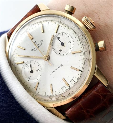 breitling chrono gold 1950|breitling vintage watches.